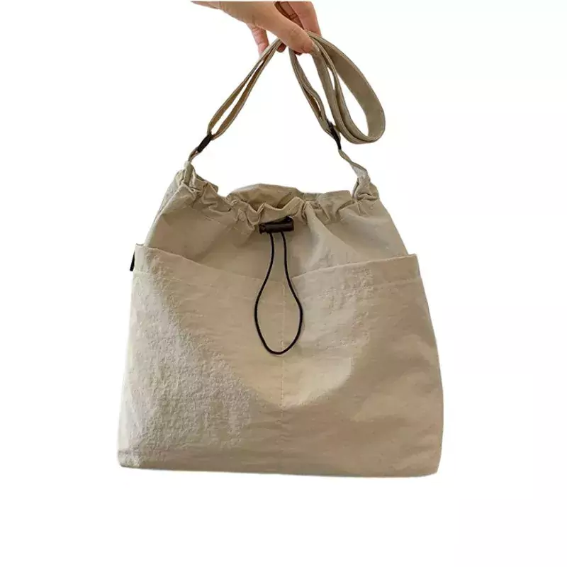 Bolso de mano de nailon impermeable plegable