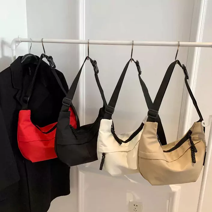 Bolso bandolera ligero de nailon para estudiantes