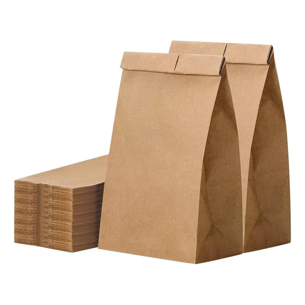 Bolsa de almuerzo de papel portátil ligera