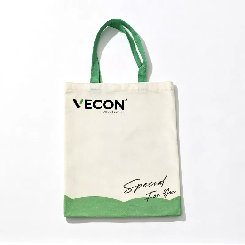 Bolsa de lona reutilizable con logotipo personalizado