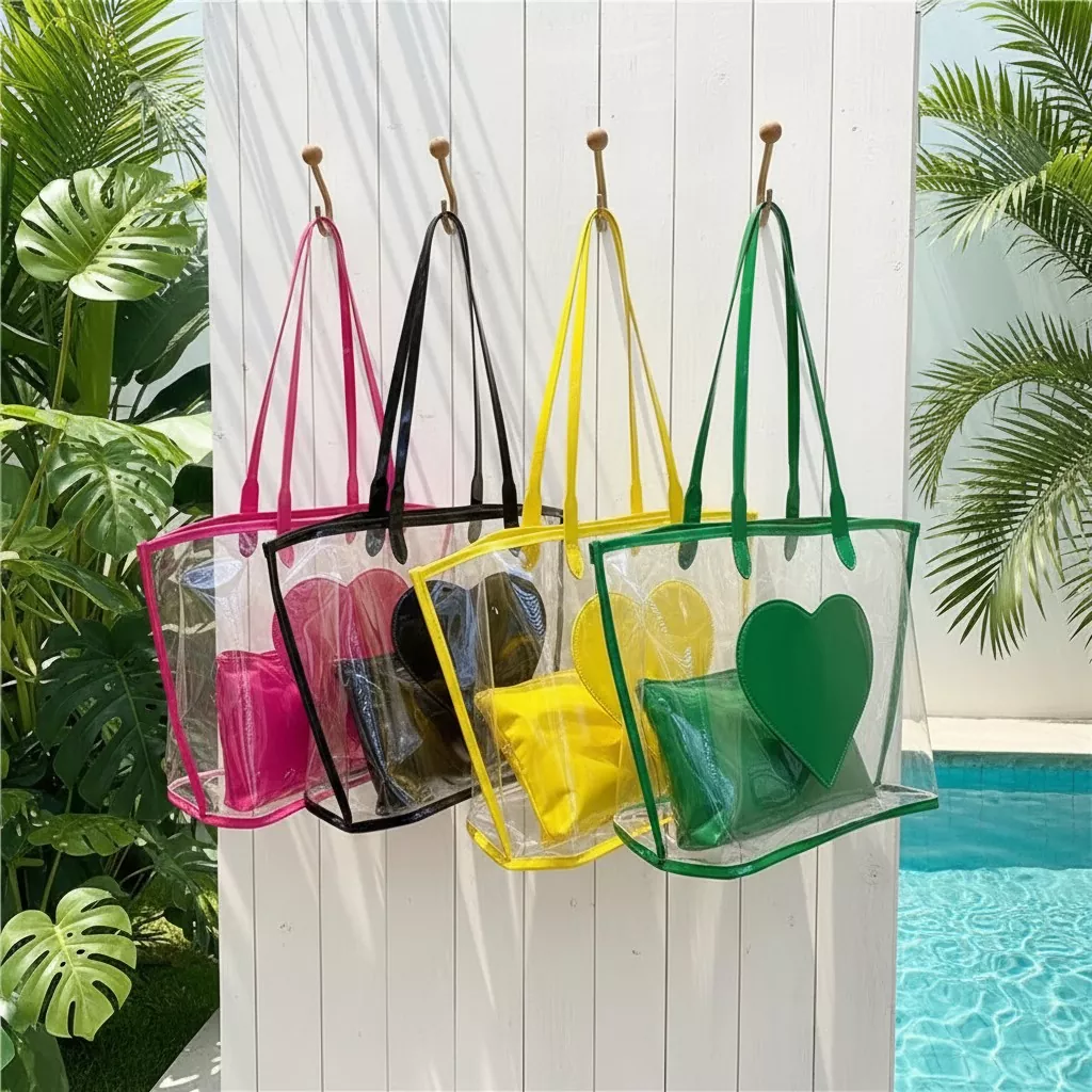 Bolso de hombro de PVC de moda para mujer