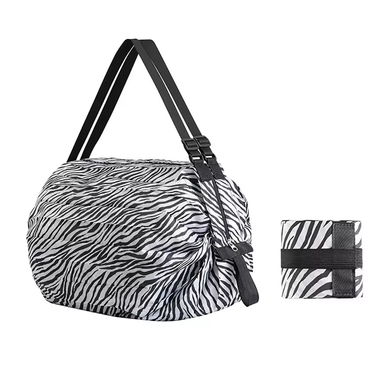 Bolsa de compras de nailon reutilizable lavable